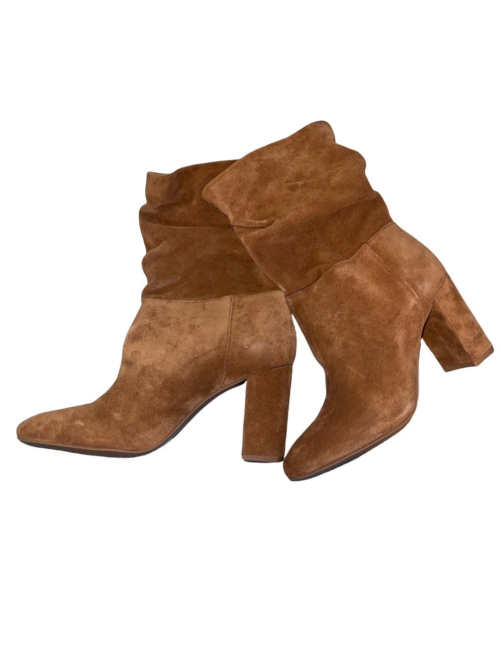 Chinese Laundry Kipper Split Suede Slouch Booties – Honey Brow size 7.5